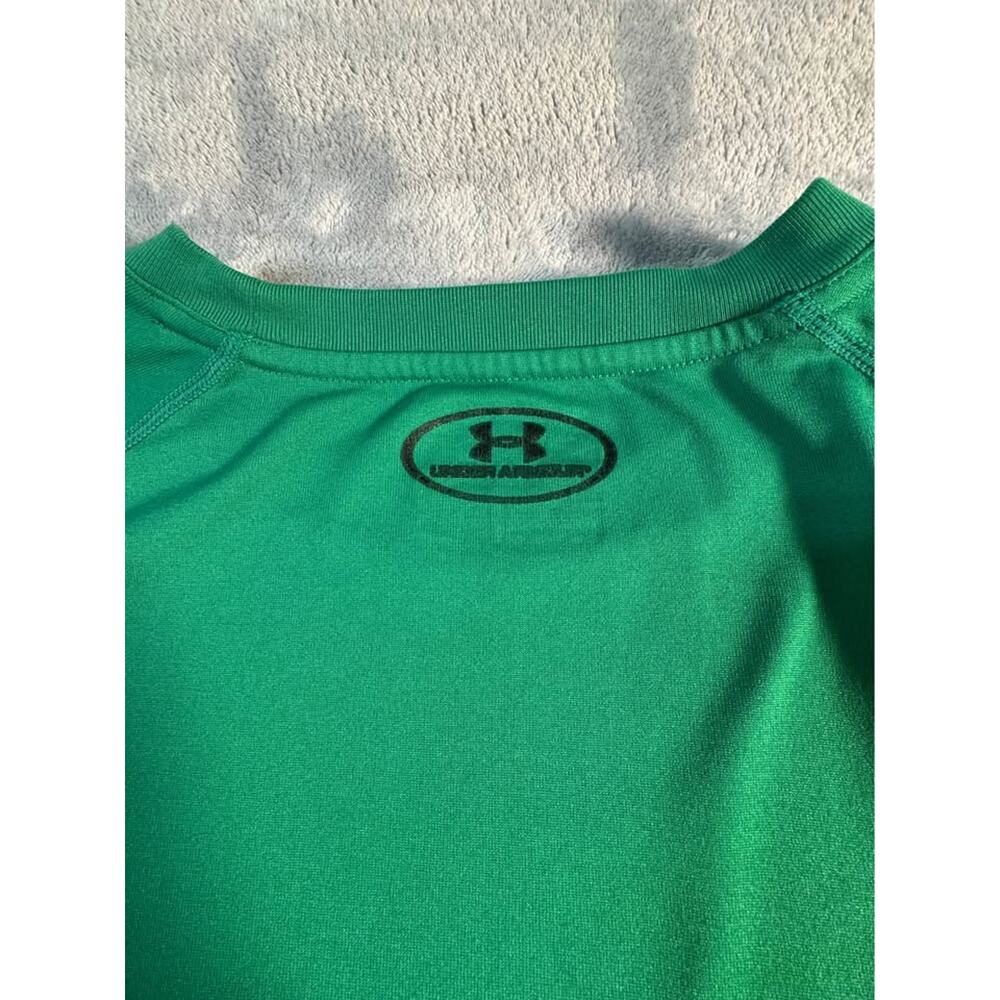 🍀Under Armour Green Short Sleeve Athletic Shirt Size Med